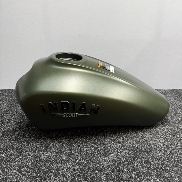 Indian Scout Bobber / Rogue Fuel Tank In Sage Brush Green Smoke